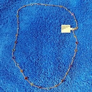 Brand new multi gem necklace